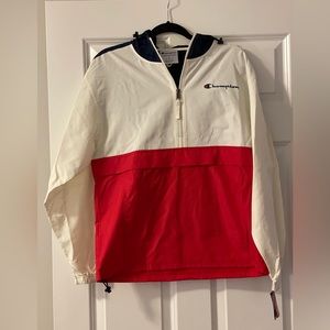 Champion Windbreaker, Jacket, Quarter Zip - NWT